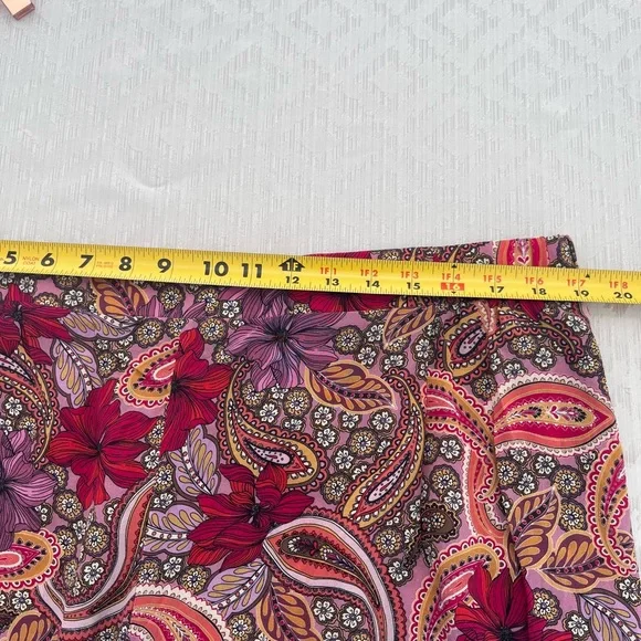 Johnny Was Silk Lioness Easy Pull on Pants Elastic Waist Size XL - Picture 6 of 10